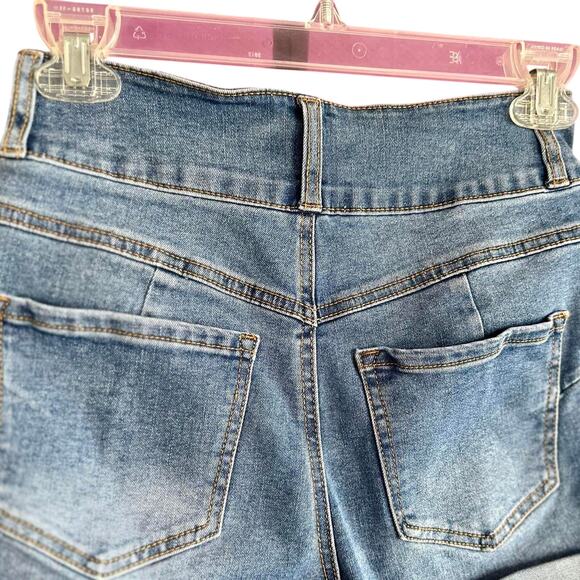 Forever 21 Shorts Womens Size 25 High Waisted Stretchy Jorts Summer Classic Fun - Picture 5 of 7
